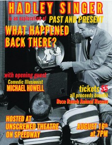 Hadley Singer's "What Happened Back There" Original Stand-Up Comedy Show